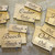 5mm thick oak door signs with matching oak keyfobs.  Ideal internal signs for hotels, pubs, B&Bs.