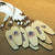 Wooden Printed Lanyards / Membership / ID cards - Photo shows full colour print onto 3mm thick bamboo