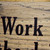 Pub Signs and Notices - Oscar Wilde Quote (Work is the curse...) wooden pub / bar sign produced from 8mm distressed oak.