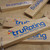 Printed oak keyrings (19mm thick) available in a variety of sizes