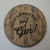 Reclaimed oak barrel end clock - "There's always time for Gin" A rustic clock for any home...