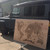 Extra large wooden laser engraving - typographic world map shown is 6 foot x 4 foot approx. Engraving size up to 2440mm x 1220mm.
