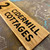 Engraved solid oak house signs. 