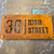Corten or Rusty Steel House Name Sign - Style A