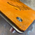 Corten steel sign with stainless steel backing plate on stainless steel stand off fixings