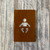 Corten Steel Baby Changing Toilet Sign - shows the steel with the rusty patina! This listing is for one Baby Changing toilet sign.