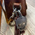 stainless steel bag charms - skull and sugar skulls