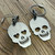 stainless steel bag charms - skull and sugar skulls  stainless steel bag charms - skull and sugar skulls