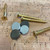 Screws and screw caps - available in two colours (antique bronze and nickel)