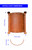 Dimensions for the Corten Steel Wall Light