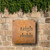 Corten steel branded business entrance sign
