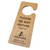 pack of 5 wooden do not disturb door hanger signs for hotels