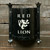 hotel wall lighting surround with logo cut out