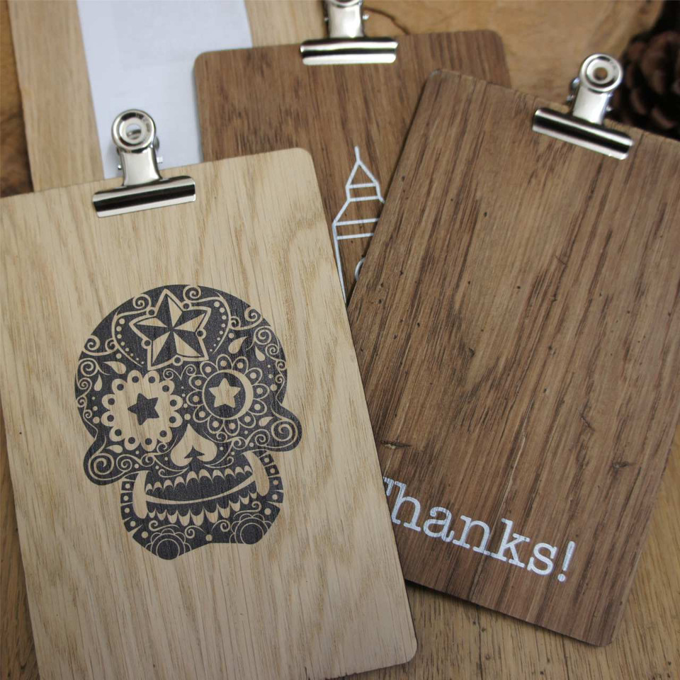 Wooden Clipboards branded