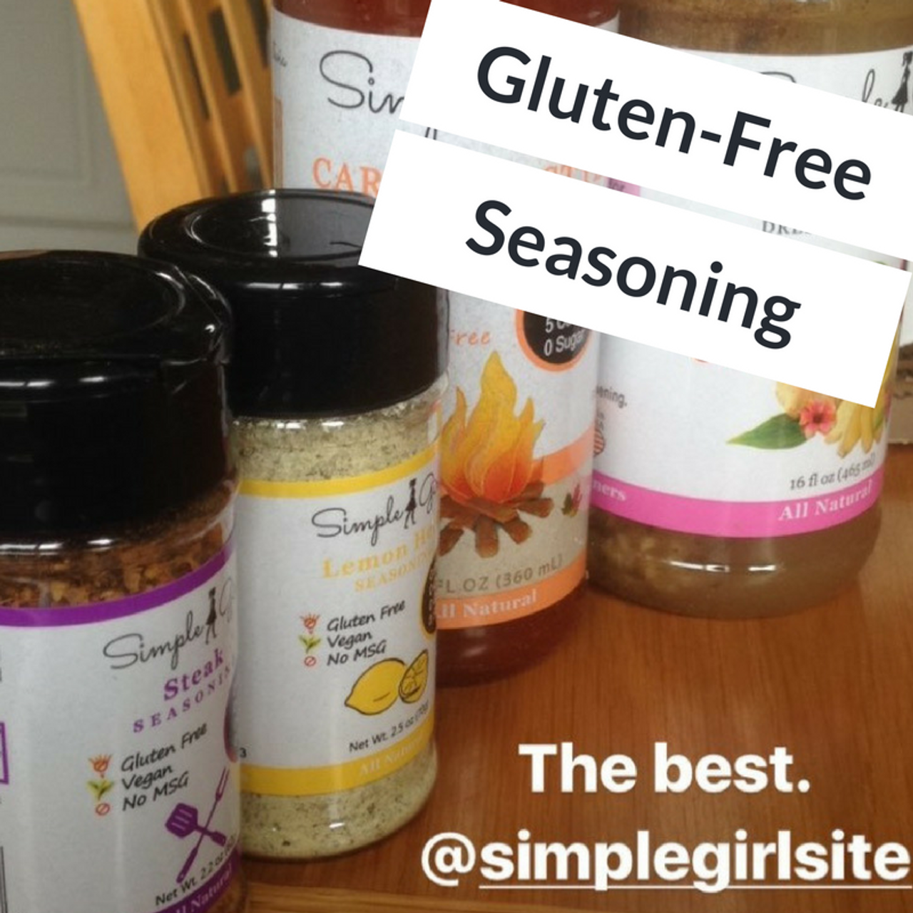 Simple Girl Lemon Herb Seasoning - All Natural, Gluten Free