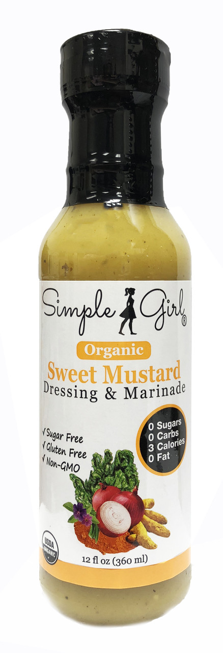 Sweet Mustard Sugar-Free Salad Dressing | Organic Salad Dressing ...
