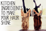 Turn to Your Kitchen for Natural Things to Make Your Hair More Shiny