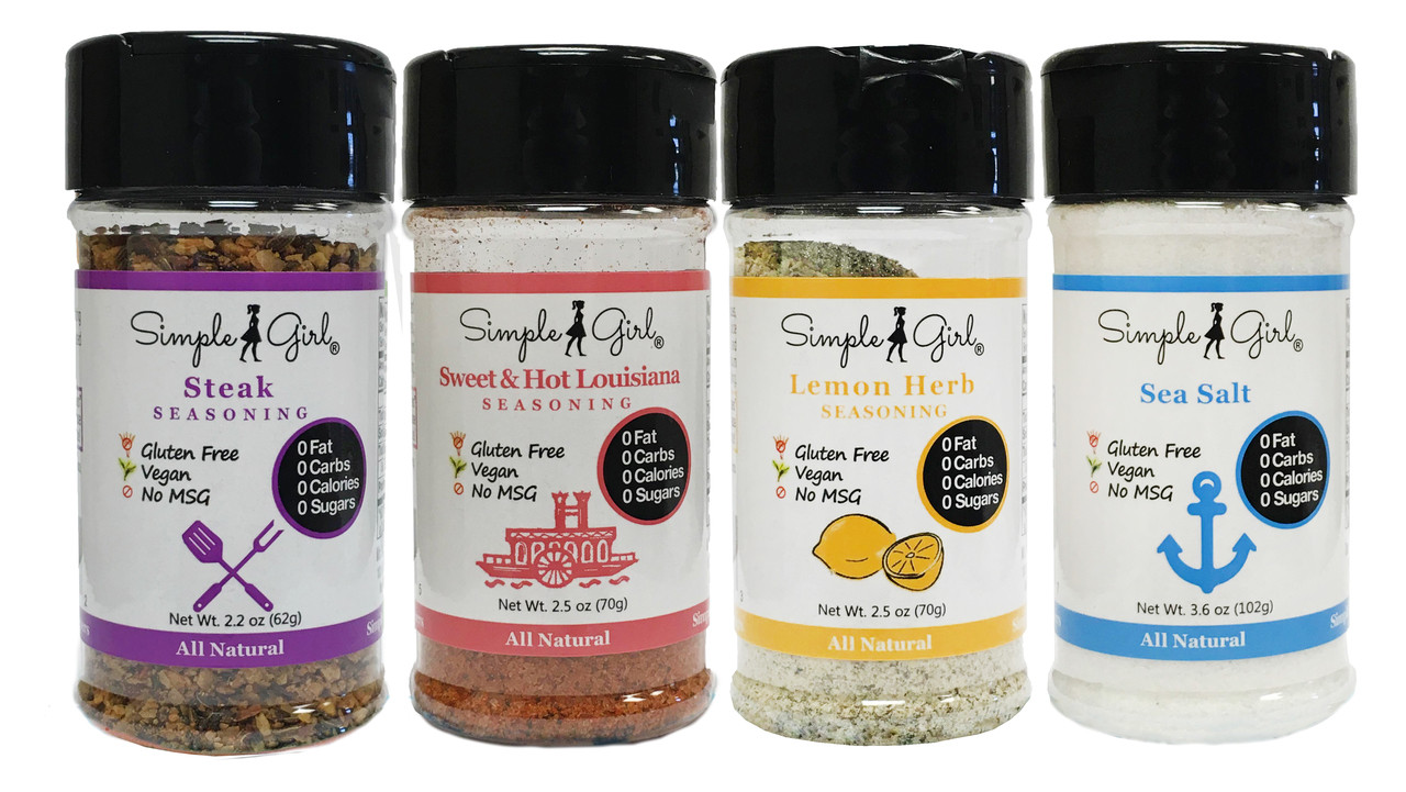 Simple Girl Sauces, Dressings and Spices Gift Sets Healthy, Sugar
