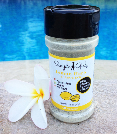 1 jar - Our sugar-free and NO MSG lemon herb spice makes a great addition to fish, chicken, and more!