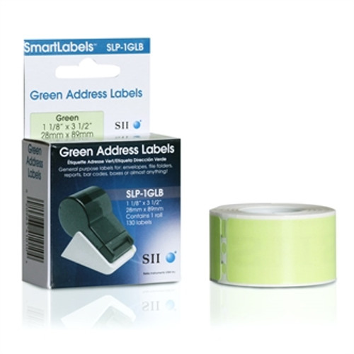 SLP-1GLB green address labels SLP-1GLB green address labels