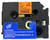1/2-inch black on fluorescent orange LMeB31 tape for Brother P-touch