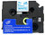 LM Tape Compatible TZe-FX243 3/4" Blue On White Flexible Tape LM Tape Compatible TZe-FX243 3/4" Blue On White Flexible Tape