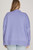 Melanie Mock Neck Sweater Violet Blue