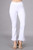 "Willow's Cropped Fringed Pants White"