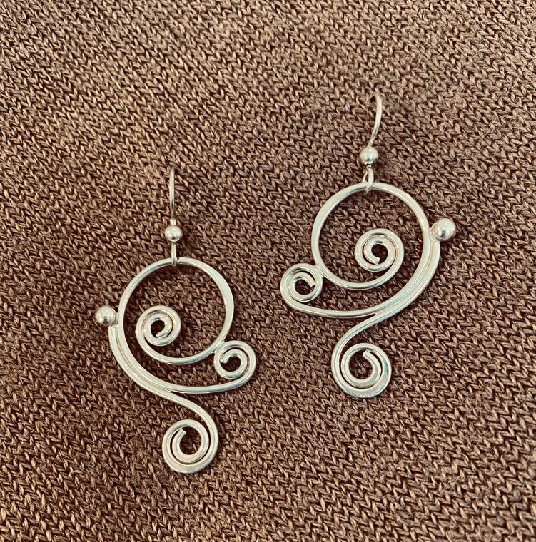 Fancy Curl Earrings