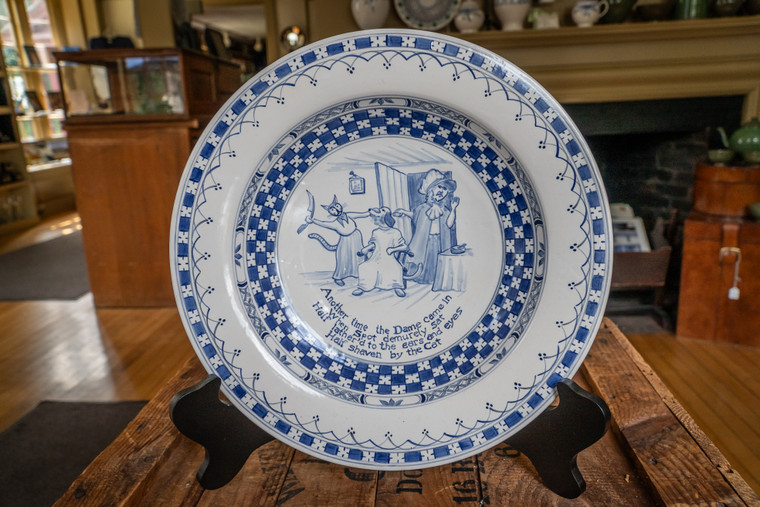 Round Delftware Plate XL