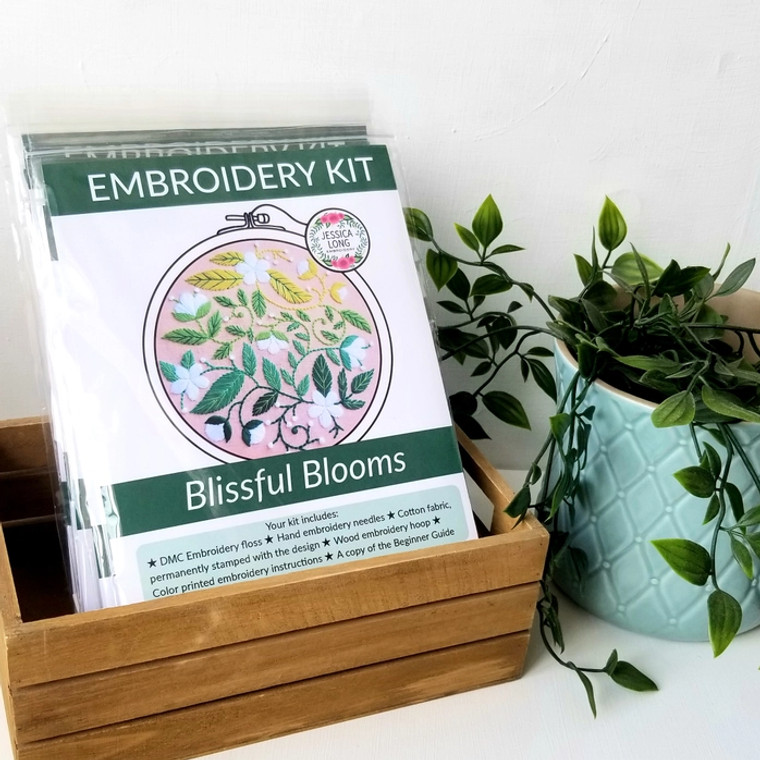 Blissful Bloom Embroidery Kit