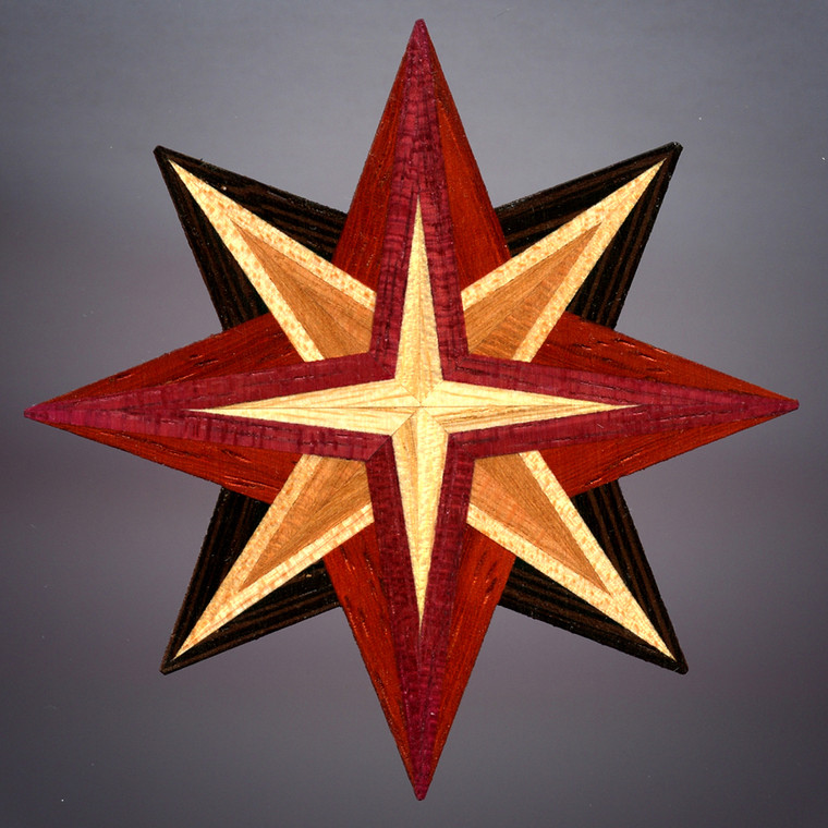 8-point 2.5" Star Ornament