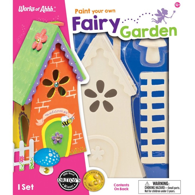 Paint Your Own Fairy Garden House