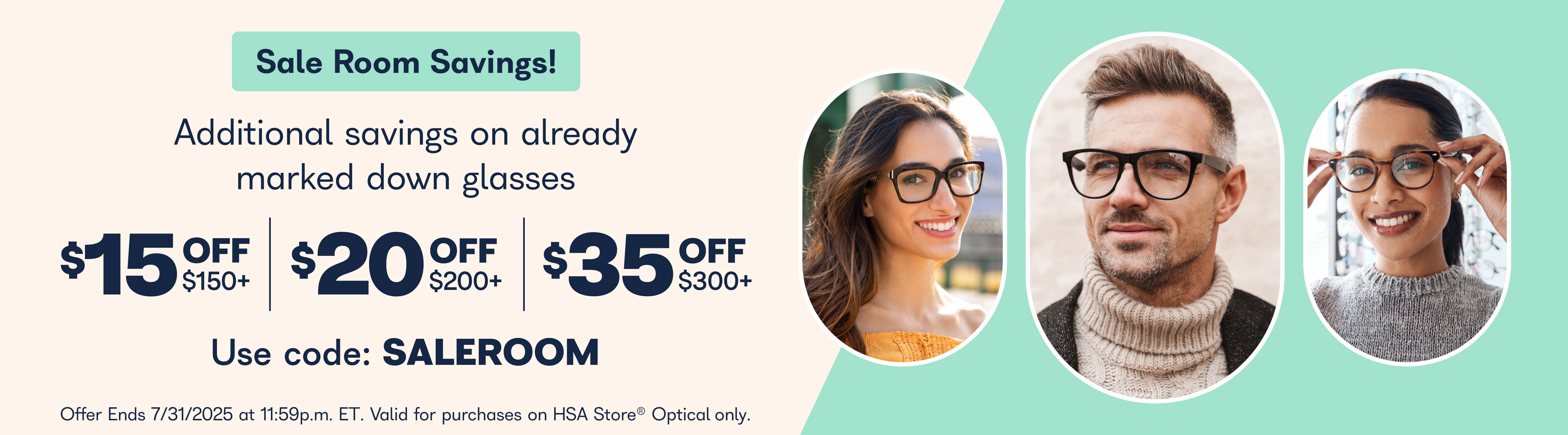 The answer is clear. An upgrade in fully eligible eyewear.