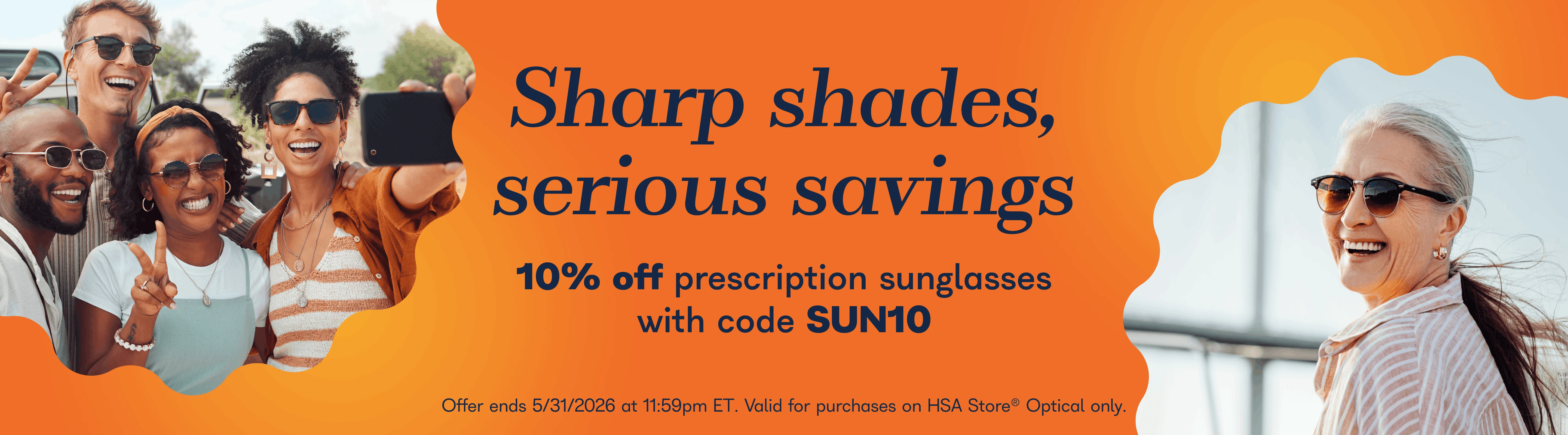 The answer is clear. An upgrade in fully eligible eyewear.