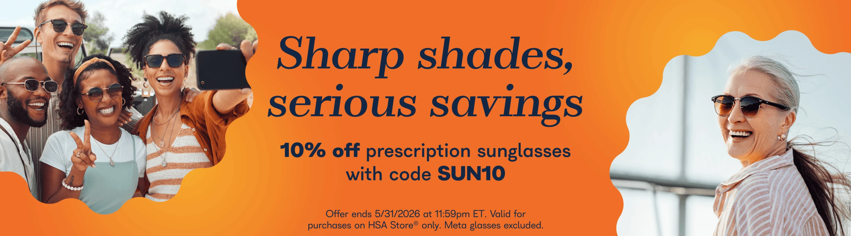 The answer is clear. An upgrade in fully eligible eyewear.