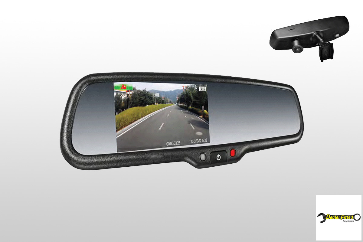 Parkmate Premium Mirror with DVR Crash Camera - DealerFitted