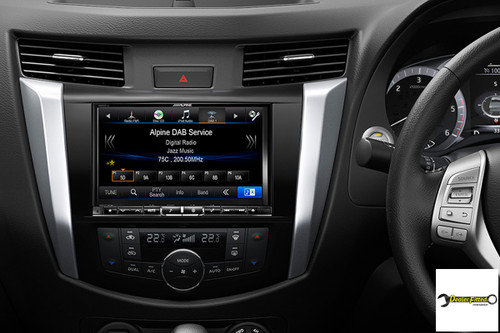 Alpine Nissan Navara ST / STX 8 Inch Premium Navigation Upgrade