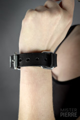 Leather Secret Wrist Cuff and Collar by House Of Wolfram