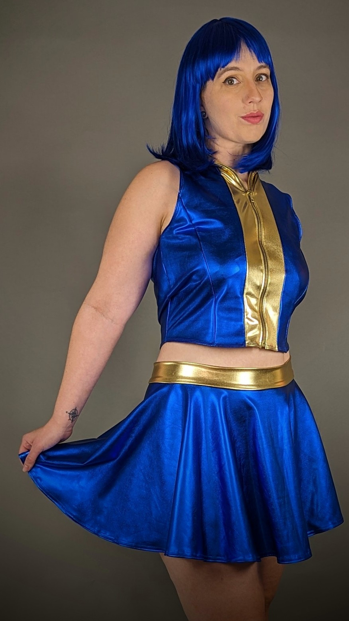 Fallout Vault Dweller Skater Skirt