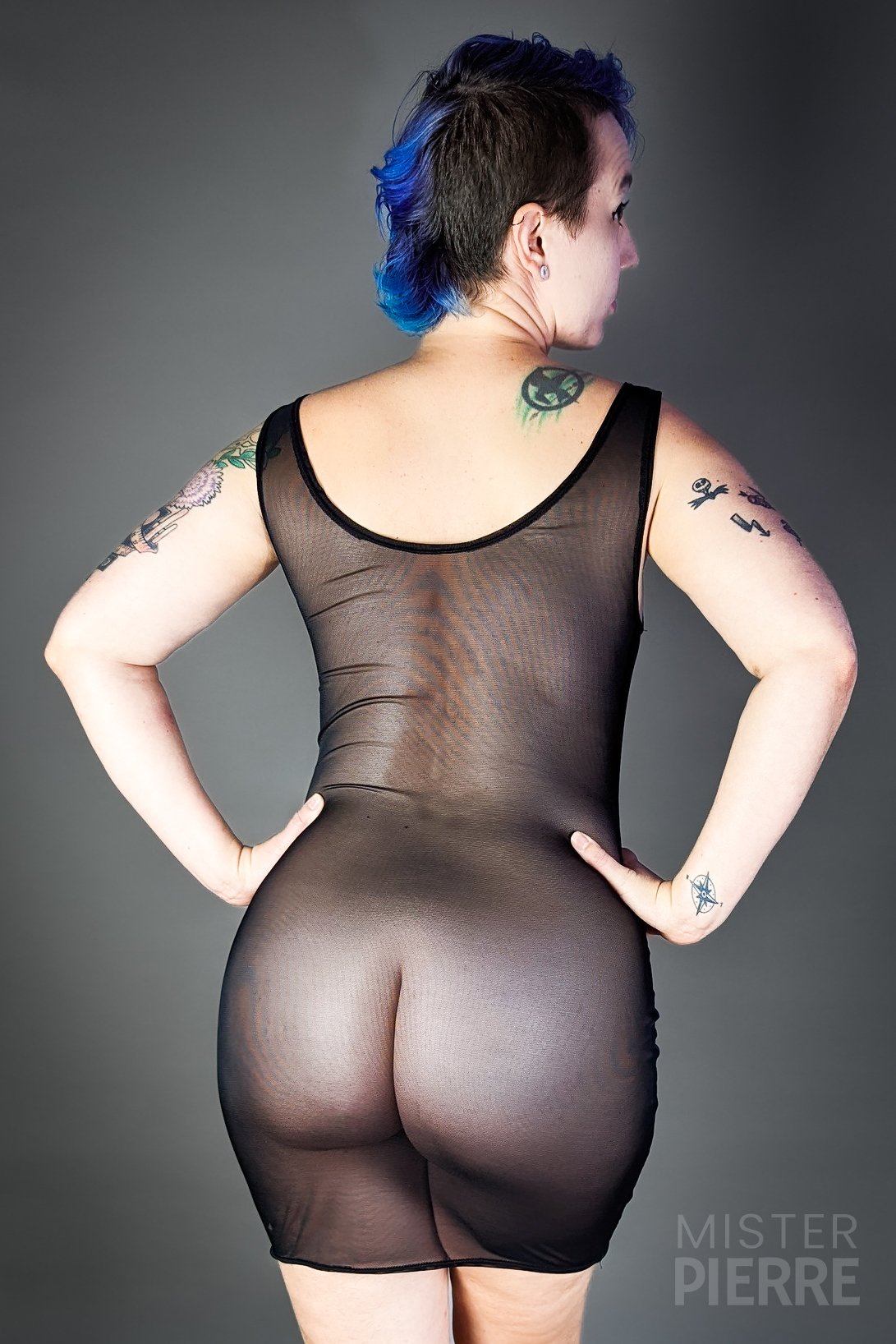 Sheer Tank Mini Dress