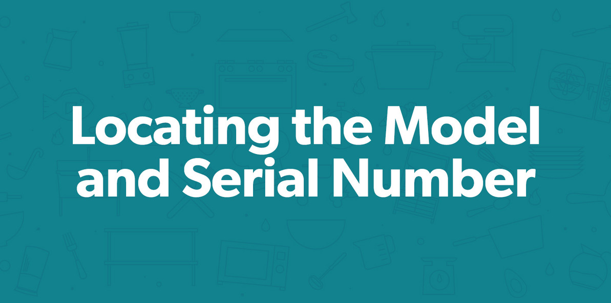 Locating the Model and Serial Number