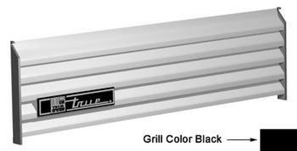 Image of the True 879380 black front grill cover