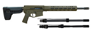 MBZ-15 Multi Cal Bundle 2 Hunter, OD Green AR-15 upper, .350 Legend, 6.5 Grendel and 6mm ARC barrel kits
