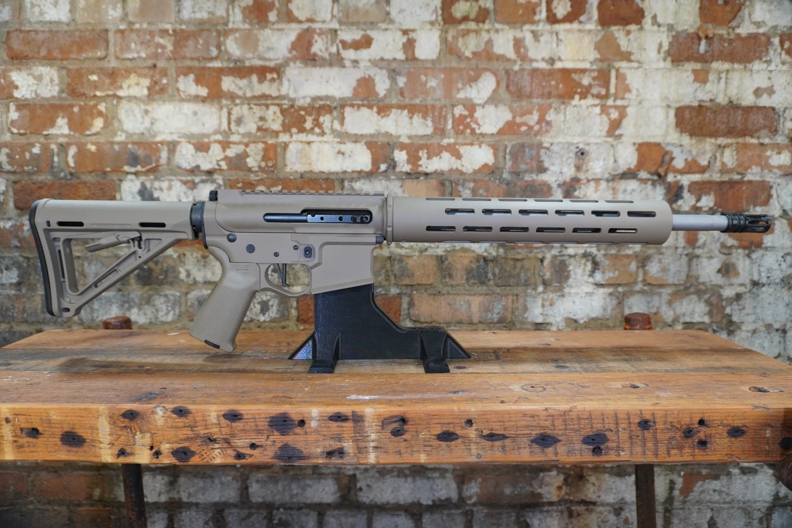 MBZ-15 Multi Cal rifle in Sand with M-LOK handguard