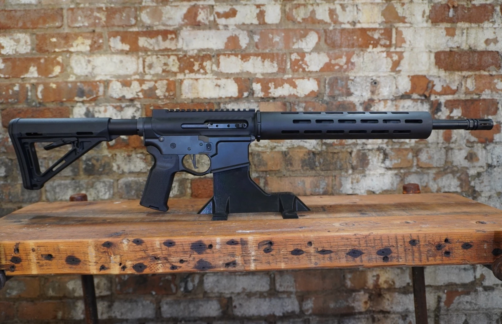 MBZ-15 Multi Cal rifle in black with 16 inch barrel