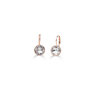 18ct rose gold-plated Petite Glam Rock Earrings (E4692)