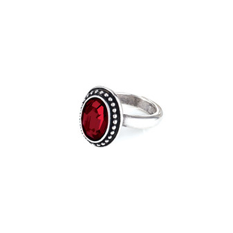 Navaho Oval Garnet  Ring  - Please allow 10 - 15 working days for manufacturing.