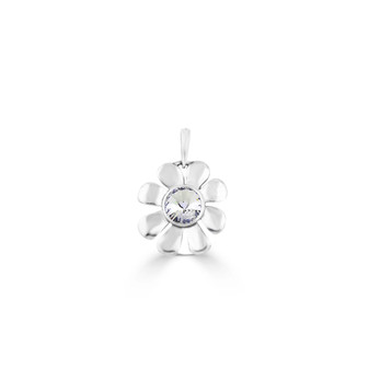 Daisy Pendant - Burnished Silver / Flower Pendant / Daisy Jewellery / Swarovski Crystal / Floral Jewellery / Gift Ideas