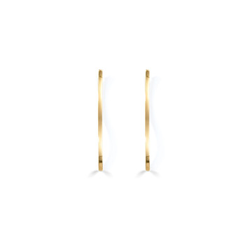 18ct Gold-plated Linear Earrings